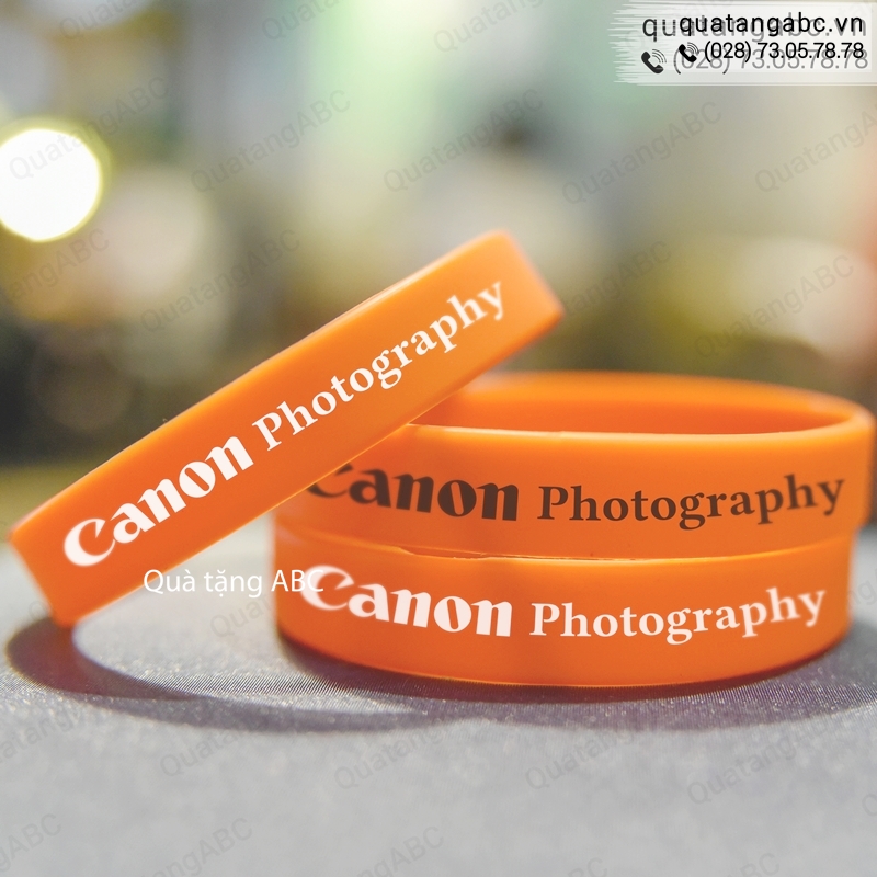 INLOGO làm vòng tay cao su cho CANON photography